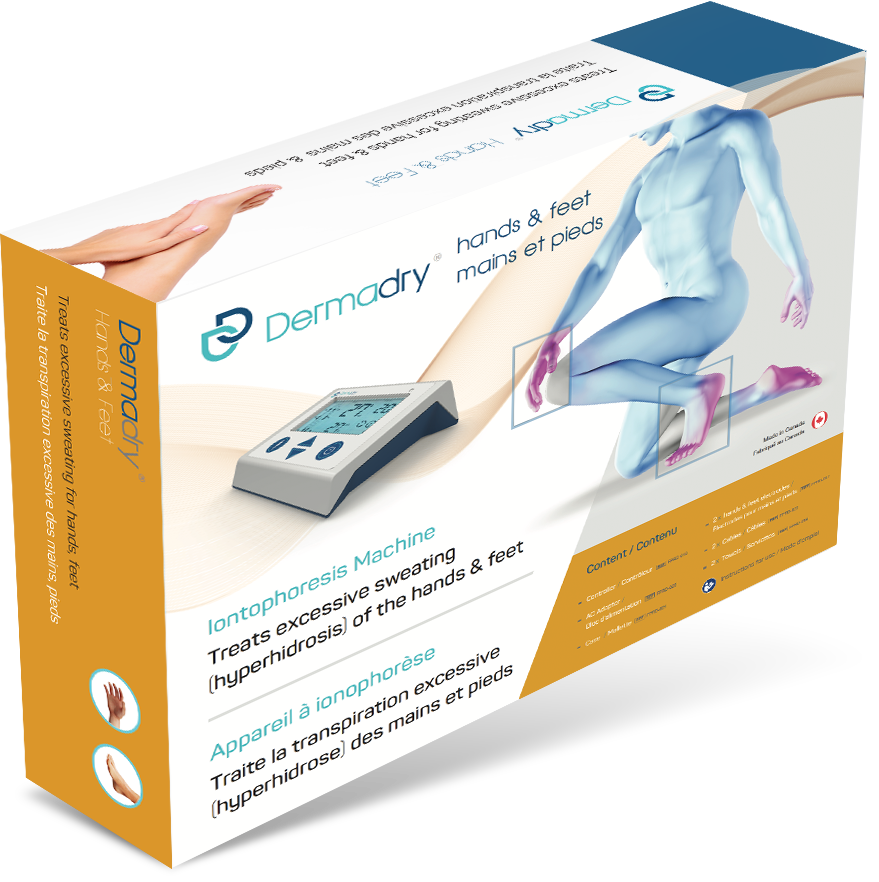 Dermadry Iontophoresis  machine  hands and feet