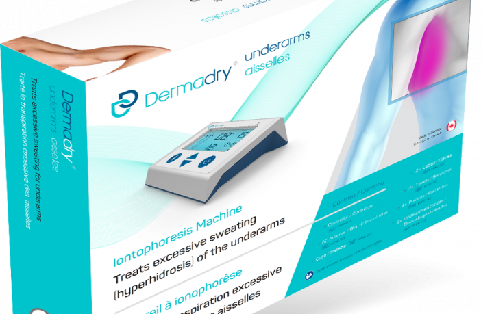Dermadry Iontophoresis machine underarm