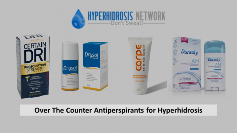 antiperspirant for hyperhidrosis